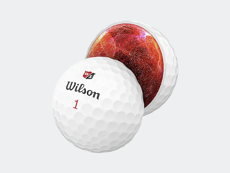 WILSON Staff Duo Soft Golf Balls - 12 Pack White - Duo Soft Key Feature Core