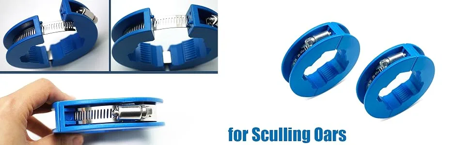 Z&J SPORT Sculling Collar for Sculling oars, Oar Stop Button for Sculling Oars (2 pcs/Set) - product information 2