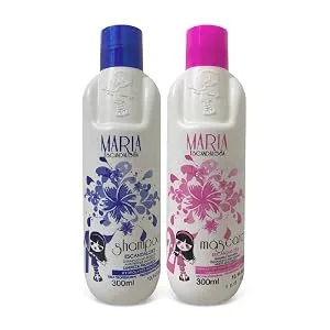 Maria Escandalosa | Progressive Smoothing Kit | Hydrolized Keratin + Argan Oil | (2x) 300 ml / 10.1 fl.oz. - 300 ml kit