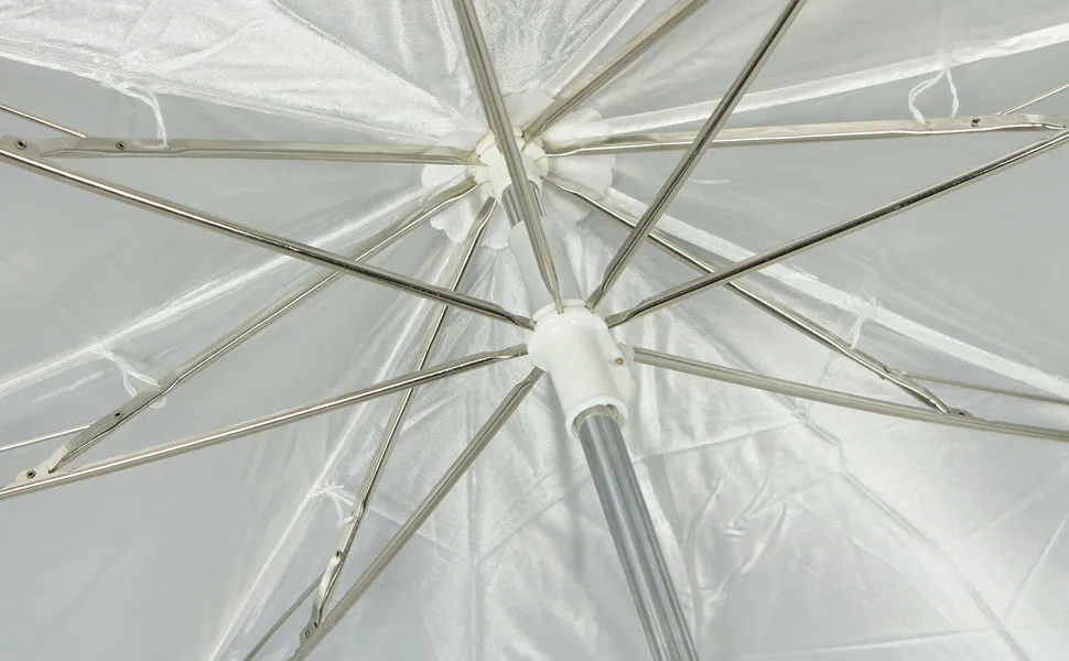 Westcott 2011 43-Inch Optical White Satin Collapsible with Removable Black Cover Umbrella (Black) - westcott collapsible umbrella white diffusion removable black cover strong steel framework