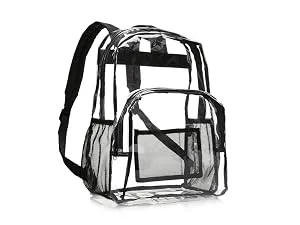 Amazon Basics Stadium Approved Mini Transparent Backpack Bag - Clear Mini Backpack - product information 1