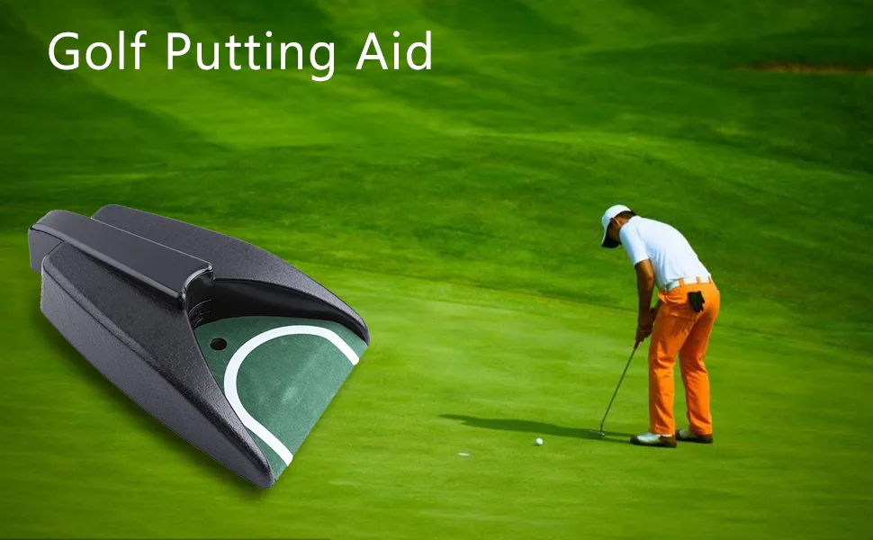 Putter Return Machine, Practical Automatic Putt Return Ball Kick Back Device Indoor Practice Putting Green with Ball Return for Golf Practice - Golf Putting Aid