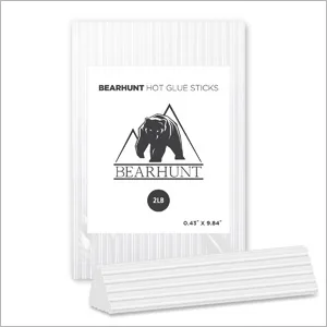 BEARHUNT Strong Hot Melt Glue Gun Sticks bulk (0.43" X 9.84"_2lb - Black) - 0.43