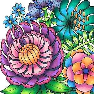 Copic Sketch Alcohol Marker 5 Colors + Multiliner SP Set, Sketching Grays Gray Marker Set - Copic sketch sample illustration_flower