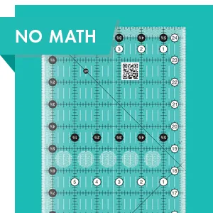 Creative Grids Quilt Ruler 6-1/2in x 24-1/2in - CGR24 - no math