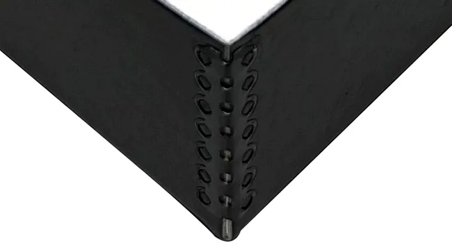 Lineco LIN-733-BB3D Archival Oversized 3-Ring Album Box with Clamshell Style Lid, 13" x 11-7/16" x 2-3/8", Black 1 Pack Black - 3-Ring Album Box
