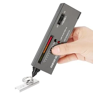 Jeweler Diamond Tester, Professional Diamond Gemstone Selector Portable LED Audio Diamond Tester with Diamond Selector II, Moissanite Tester, 2 Manuals, 2 Trays - product information 26