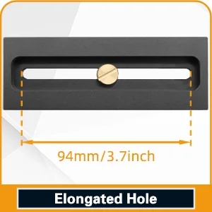 Alstar Short Full Aluminum Prism Rail with Screw - Length 120MM - product information 4