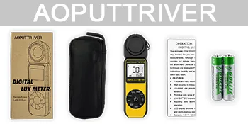 Light Meter, lux Meter AP-881E Recording Light Meter for Plants with Display 3999(Range from 1300,000Lux), Lux/Fc Unit, MAX/MIN, Back Light, Data Hold, Data Storage AP-881E(0.01300,000 Lux) - product information 3