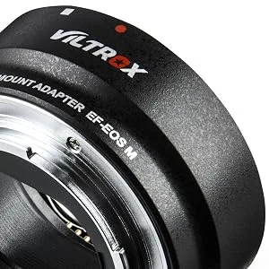 EF-EOS M Lens Adapter Auto-Focus Lens Converter Ring Compatible for Canon EF/EF-S Lens and Canon EOS-M (EF-M Mount) Camera EOS M M2 M3 M5 M6 M10 M50 M100 - High Quality Metal Alloy