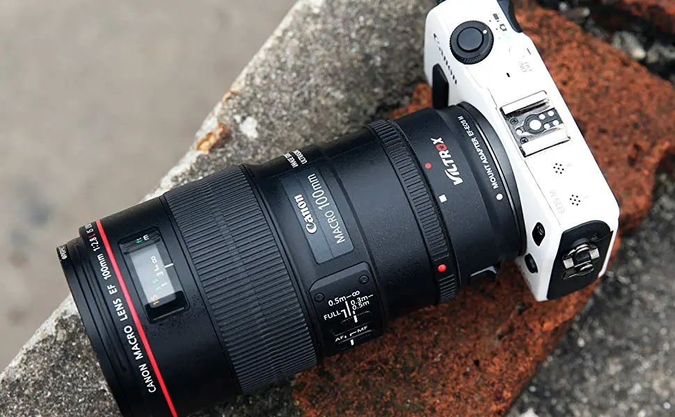 EF-EOS M Lens Adapter Auto-Focus Lens Converter Ring Compatible for Canon EF/EF-S Lens and Canon EOS-M (EF-M Mount) Camera EOS M M2 M3 M5 M6 M10 M50 M100 - Viltrox EF-EOS M