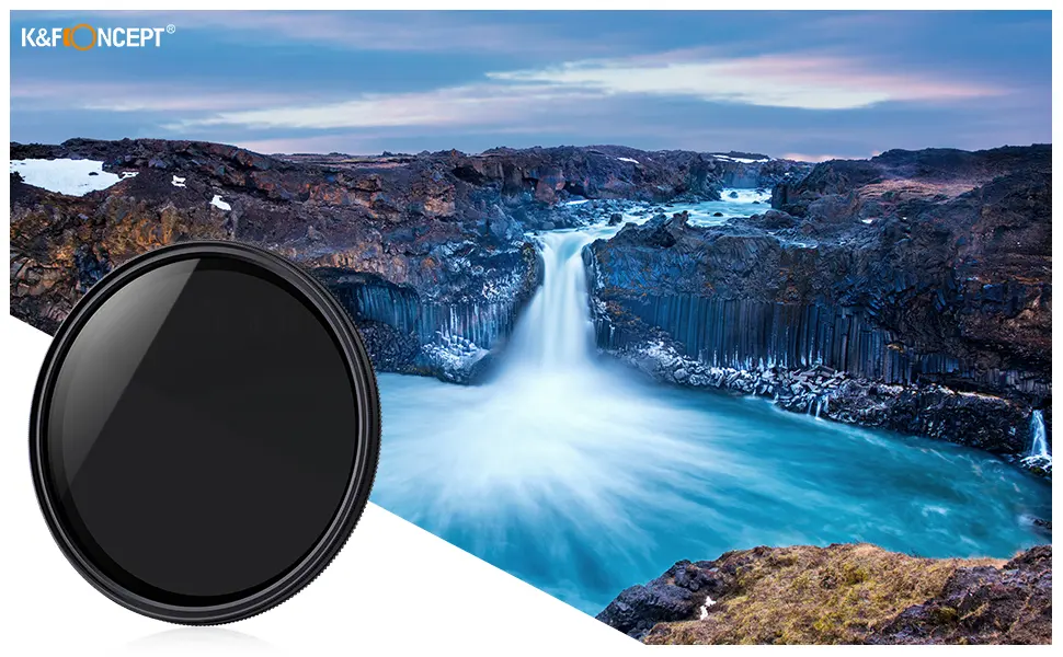 K&F Concept 67mm Variable ND2-ND400 ND Lens Filter (1-9 Stops) for Camera Lens, Adjustable Neutral Density Filter with Microfiber Cleaning Cloth (B-Series) - product information 11