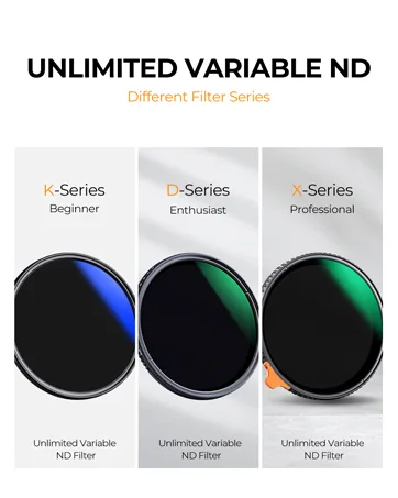 K&F Concept 67mm Variable ND2-ND400 ND Lens Filter (1-9 Stops) for Camera Lens, Adjustable Neutral Density Filter with Microfiber Cleaning Cloth (B-Series) - product information 7