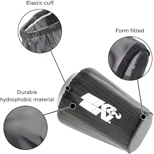 K&N 22-8033PK Black Precharger Filter Wrap - For Your K&N RC-4180 Filter - product information 2
