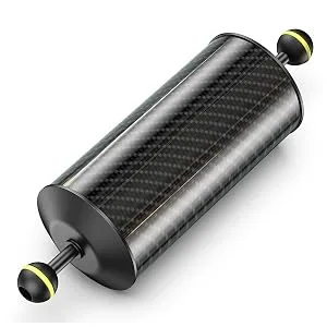 Sea frogs D80mm, 7'', Carbon Fiber Float Arm for Ultralight, Aquatic Arm, Buoyancy Provided 500 g, Underwater Camera System Diving Tray Video Light/Strobe GA-9 - GA-11