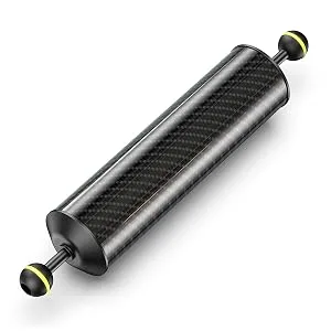 Sea frogs D80mm, 7'', Carbon Fiber Float Arm for Ultralight, Aquatic Arm, Buoyancy Provided 500 g, Underwater Camera System Diving Tray Video Light/Strobe GA-9 - GA-8