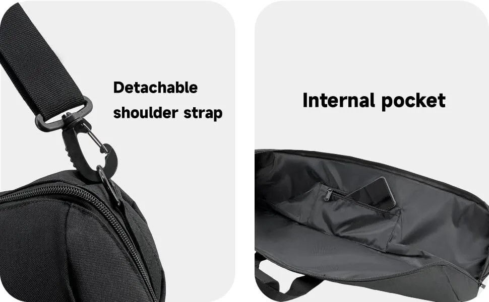 Silfrae Padded Tripod Carrying Bag for Light Stands Boom Stand and Tripod Black Small - product information 4