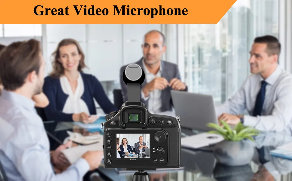 tikysky Camera Microphone, M-1 Video Microphone for DSLR Interview Shotgun Mic for Canon Nikon Sony Fuji Videomic with Windscreen 3.5mm Jack - microphone for camera