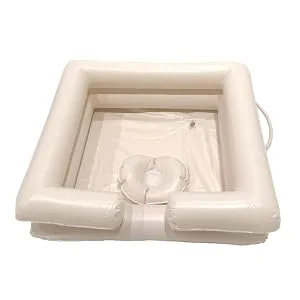 Inflatable Bedside Shampoo Basin - Hair Washing Bedside Shower System in Bed Bath for Bedridden Disabled Elderly Pregnancy(Set of 5) - Basin Shower System Hair