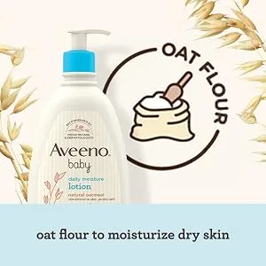 Aveeno Baby Moisture Body Wash & Shampoo, Oat Extract, 3 x 12 Fl. Oz - Oat Flour