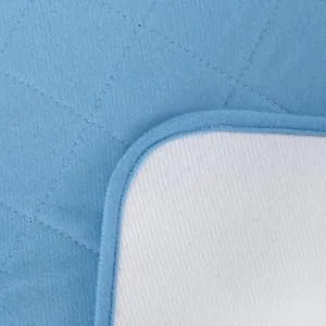 Washable Bed Pads for Incontinence 2 Pack,34'' x 52'', Reusable Waterproof Bed Underpads with Non-Slip Back for Elderly, Kids, Women or Pets, Blue - bed pads
