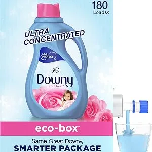 Downy Eco-Box Ultra Concentrated Laundry Fabric Softener Liquid, April Fresh, 180 Loads, 105 Fl Oz - product information 2