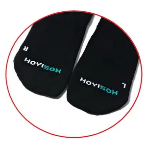 HOYISOX Plus Size Compression Socks 20-30 mmHg for Men and Women, Wide Calf Extra Large, Comfortable Cotton Black XX-Large - Real left/right foot