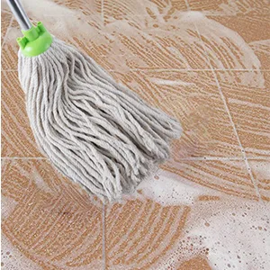 MEIBEI Floor Cleaning Traditional String Cotton Deck Mop with Long Handle Adjustable -54 inches - mop dust
