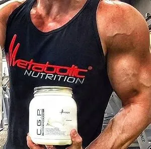 Metabolic Nutrition, CGP, Creatine Glycerol Phosphate, 100% Micronized Creatine Powder, Pre Intra Post Workout Supplement, Blue Raspberry, 400 Grams (40 Servings) - product information 5