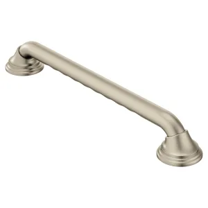 Moen LR8716D3BN Home Care 16-Inch Designer Bath Safety Bathroom Grab Bar with Concealed Screws, Brushed Nickel - image