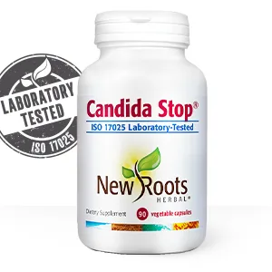 NEW ROOTS HERBAL Support Balanced Intestinal Flora, Oregano, Echinacea, Botanical Complex for Men and Women, Digestion Relief | 90 Capsules - Candida Stop