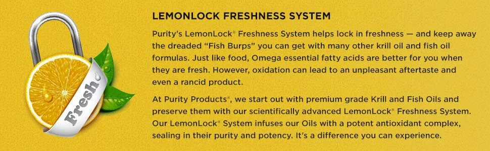 Purity Products - Ultra Pure Omega 3 Super Formula 90 Softgels - lemonlock freshness system helps lock in freshness for omega-3 fish oil - keeps away fish burps