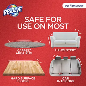 Resolve Pet Specialist Carpet Cleaner, Stain Remover and Odor eliminator trigger and refill, Floor and Upholstery Cleaner, 92 fl oz (32fl oz trigger and 60 fl oz refill bottle) Bundle - safe for use on most surfaces