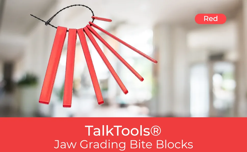 TalkTools Dental Bite Blocks - Therapy Tools to Improve Chewing and Biting Dental Bite Blocks Oral Opener Mouth Prop Dental Bite Blocks Adults - talk tools