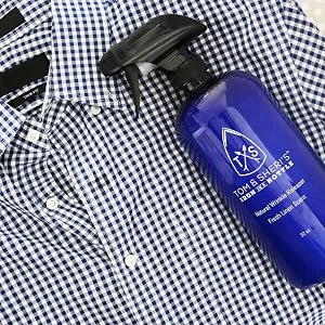 Tom & Sheri's Plant-Based Wrinkle Release Spray, Static Guard, No-Heat Steamer for Clothes- Iron in a Bottle, 32 oz - Trifecta