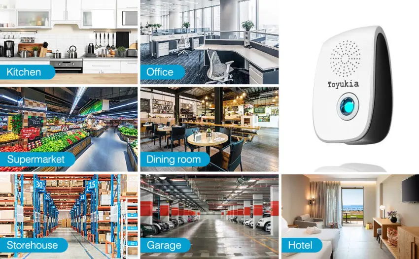 Toyukia 2023 Upgraded Dual Ultrasonic Pest Repeller 8 Pack, Electronic Repellent, Control Plugin for Insects, Roach,Mice,Spider, Mosquito Repellent Home, Kitchen, Office, Warehouse, Garage, white - Wide Application