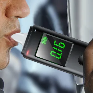 ZBK Breathalyzer Rechargeable | Professional-Grade Accuracy | Portable Breath Alcohol Tester for Personal & Professional Use Professional, Drivers Home Use - product information 3