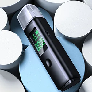ZBK Breathalyzer Rechargeable | Professional-Grade Accuracy | Portable Breath Alcohol Tester for Personal & Professional Use Professional, Drivers Home Use - LCD Solored Screen