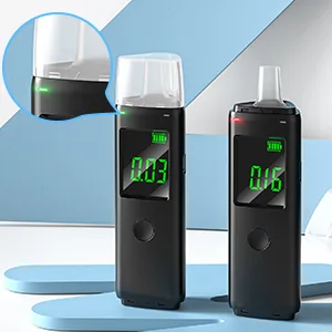 ZBK Breathalyzer Rechargeable | Professional-Grade Accuracy | Portable Breath Alcohol Tester for Personal & Professional Use Professional, Drivers Home Use - LED warning