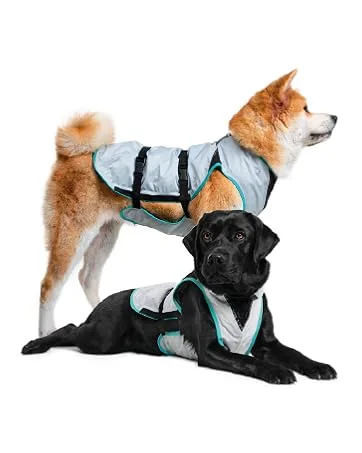 Suitical Recovery Sleeve Dog, Large, Black - - DRY Cooling Vest Dog