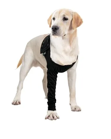 Suitical Recovery Sleeve Dog, Large, Black - - Recovery Sleeve Dog