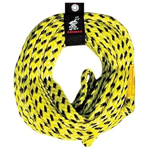 Airhead Tow Rope for 1-6 Rider Towable Tubes, 1 Section, Multiple Sizes Available - AHTR-6000