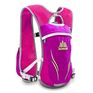 AONIJIE Running Hydration Vest Backpack for Women and Men Lightweight Trail Running Backpack 5.5L Gray - product information 4