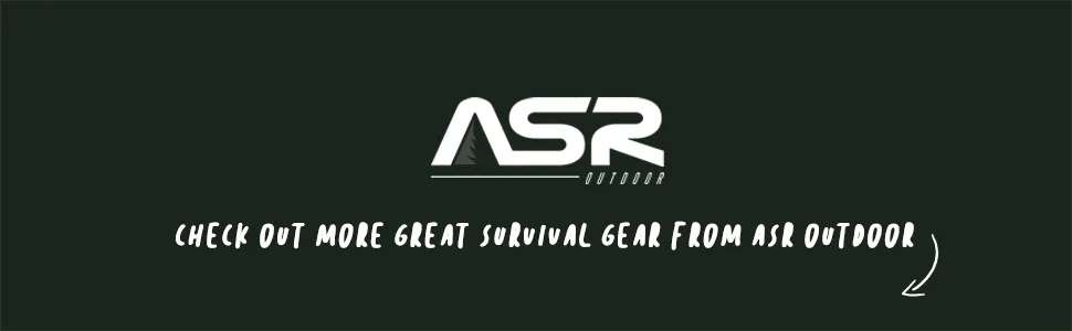 ASR Outdoor Solid Titanium Ice Pick, 9.25" - ASR Outdoor survival kit camping gear EDC bug out bag backpacking travel fire starter knives