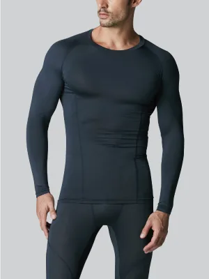ATHLIO 1 or 3 Pack Men's UPF 50+ Long Sleeve Compression Shirts, Water Sports Rash Guard Base Layer, Athletic Workout Shirt 3pack Black/ Black/ Black Large - product information 4