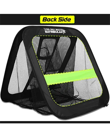 BAYINBULAK 2 in 1 Golf Chipping Practice Net Backyard Driving 2.5'2.5' Golf Accessories for Men Gift, 1 Pack Black - Golf Chipping Net