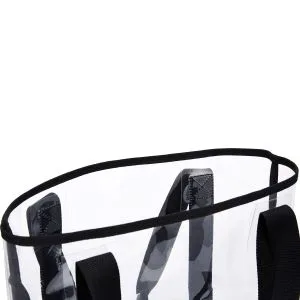 BORMELUN Clear Totes Bag Women - Large Work Transparent Shoulder Handbag Black - product information 24