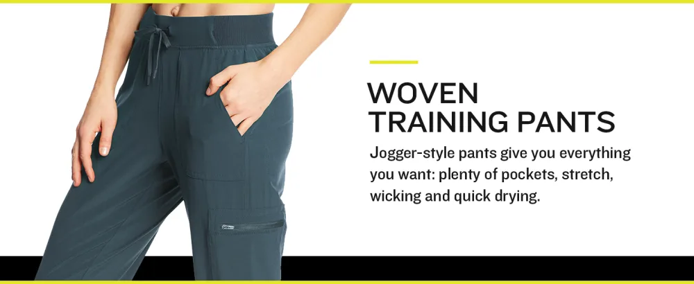 C9 Champion Women's Woven Training Pants Medium Ebony - style