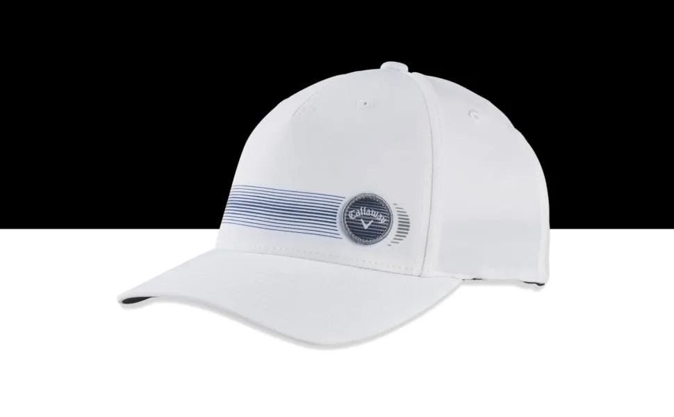 Callaway Golf 2022 Straight Shot Adjustable Hat White One Size - Straight Shot Cap