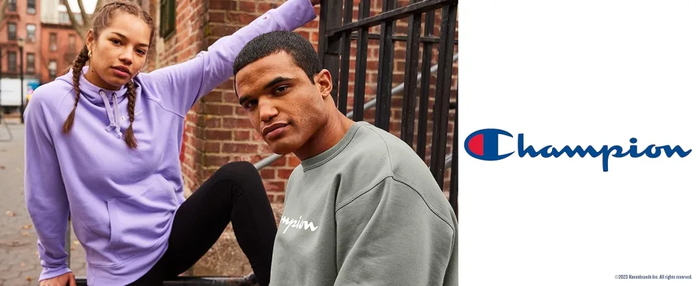 Champion mens Powerblend Fleece Pullover Hoodie, Script Logo Sweatshirt, Black-y06794, Large US - champion brand image